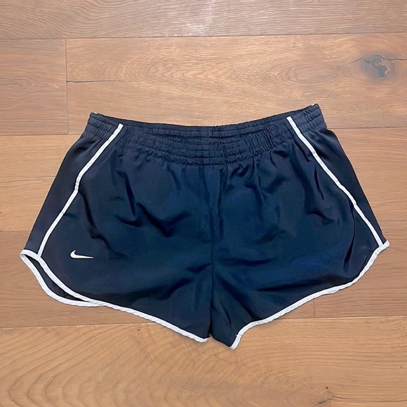 Nike Pants - Nike Dri Fit Elastic Waist Draw String Lined Workout Shorts Women’s Size XL Blue